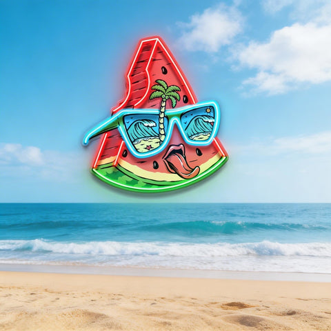 Tropical Watermelon Vibes LED Neon Sign Light Pop Art