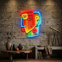 Two Colorful Women Portrait Abstract Art LED Neon Sign Light Pop Art