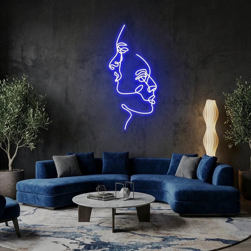 Two Face Led Neon Sign Light