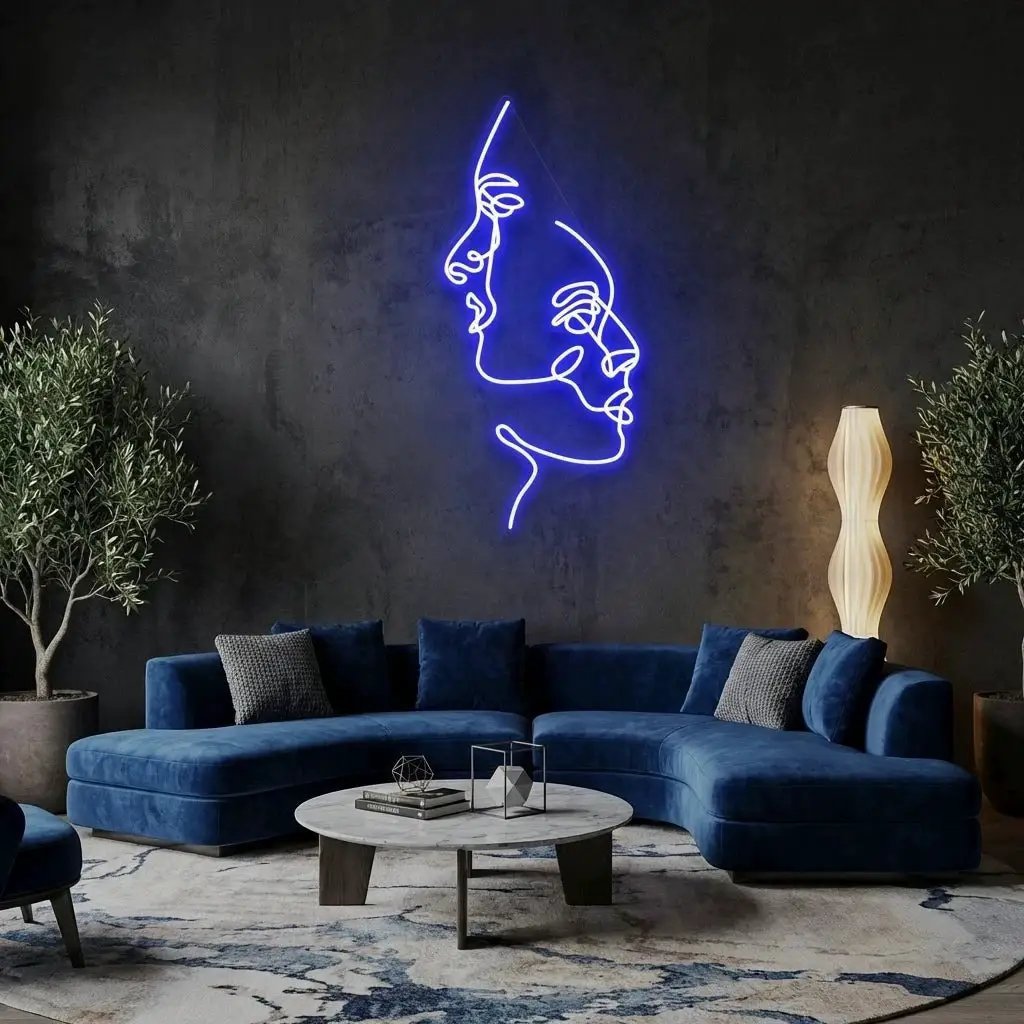 Two Face Led Neon Sign Light