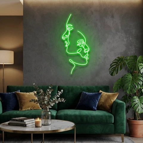 Two Face Led Neon Sign Light