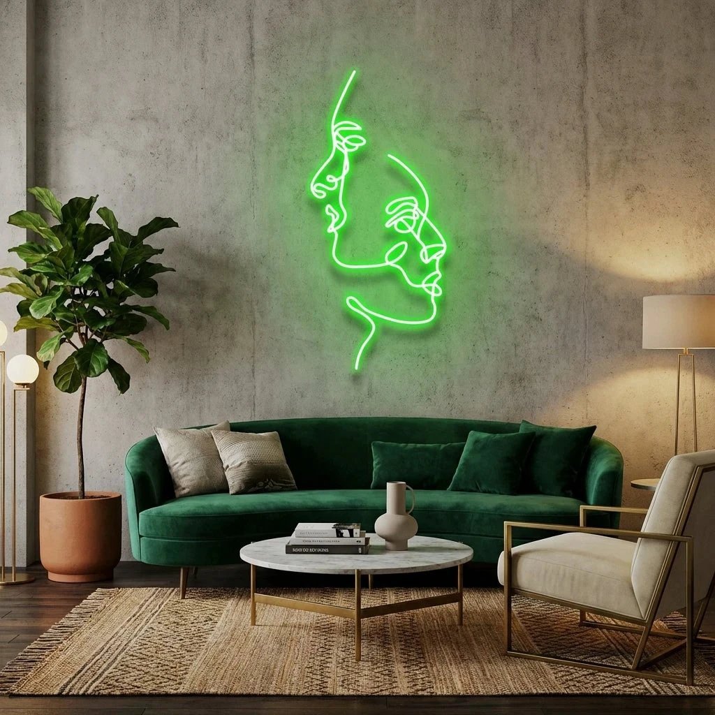 Two Face Led Neon Sign Light
