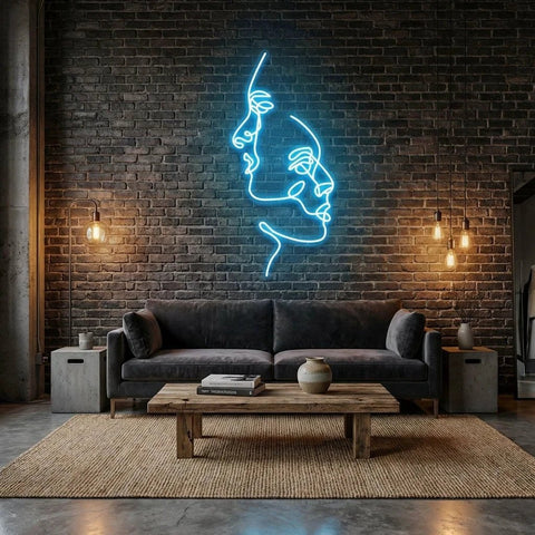 Two Face Led Neon Sign Light