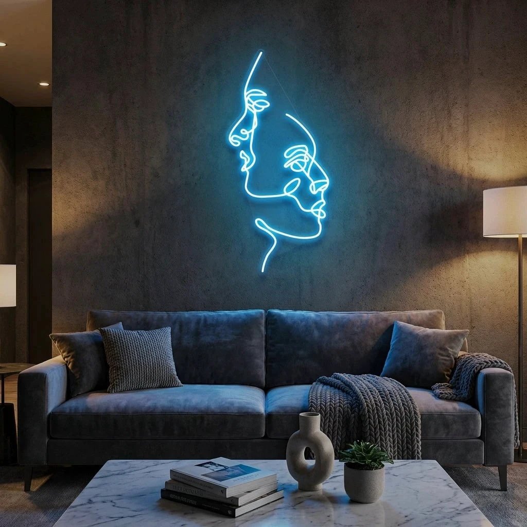 Two Face Led Neon Sign Light