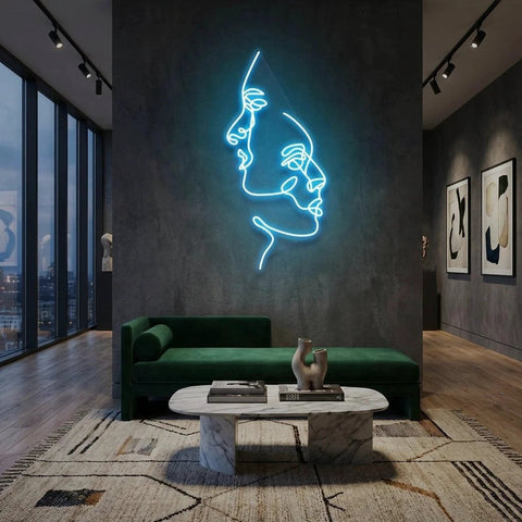 Two Face Led Neon Sign Light