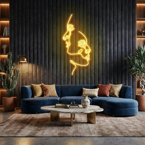 Two Face Led Neon Sign Light