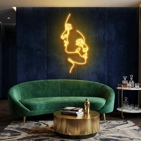 Two Face Led Neon Sign Light