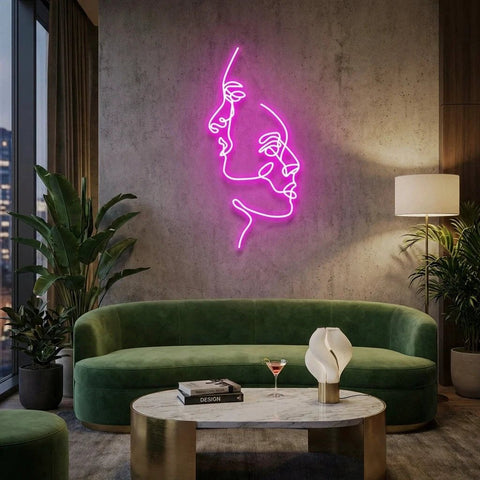 Two Face Led Neon Sign Light