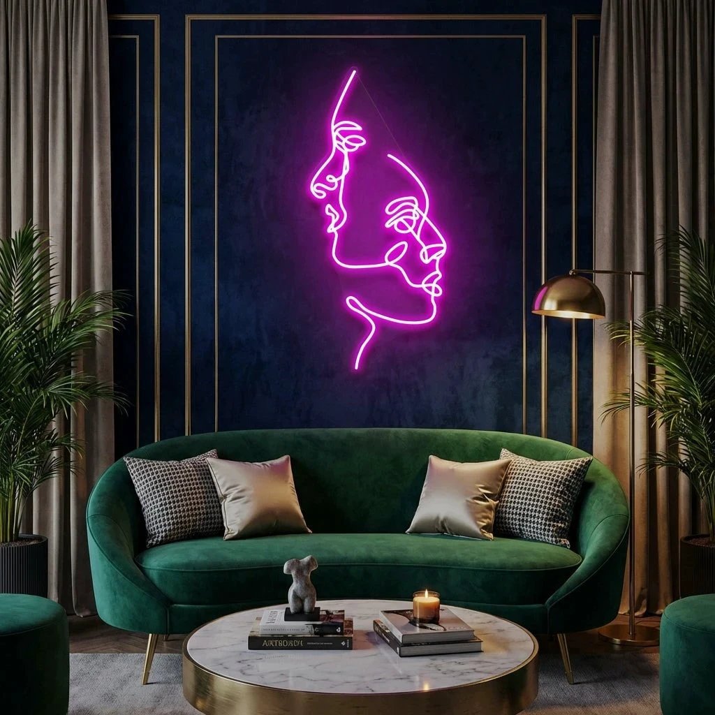 Two Face Led Neon Sign Light