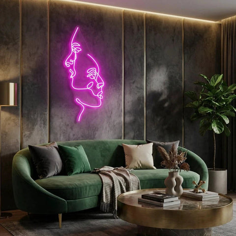 Two Face Led Neon Sign Light