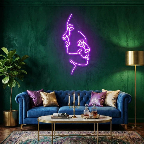 Two Face Led Neon Sign Light