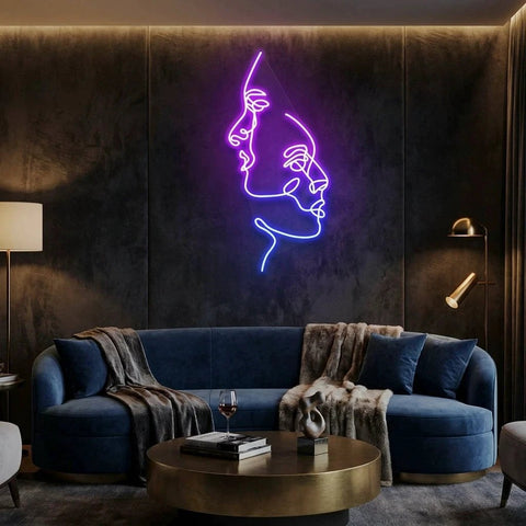 Two Face Led Neon Sign Light