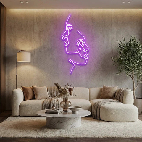 Two Face Led Neon Sign Light
