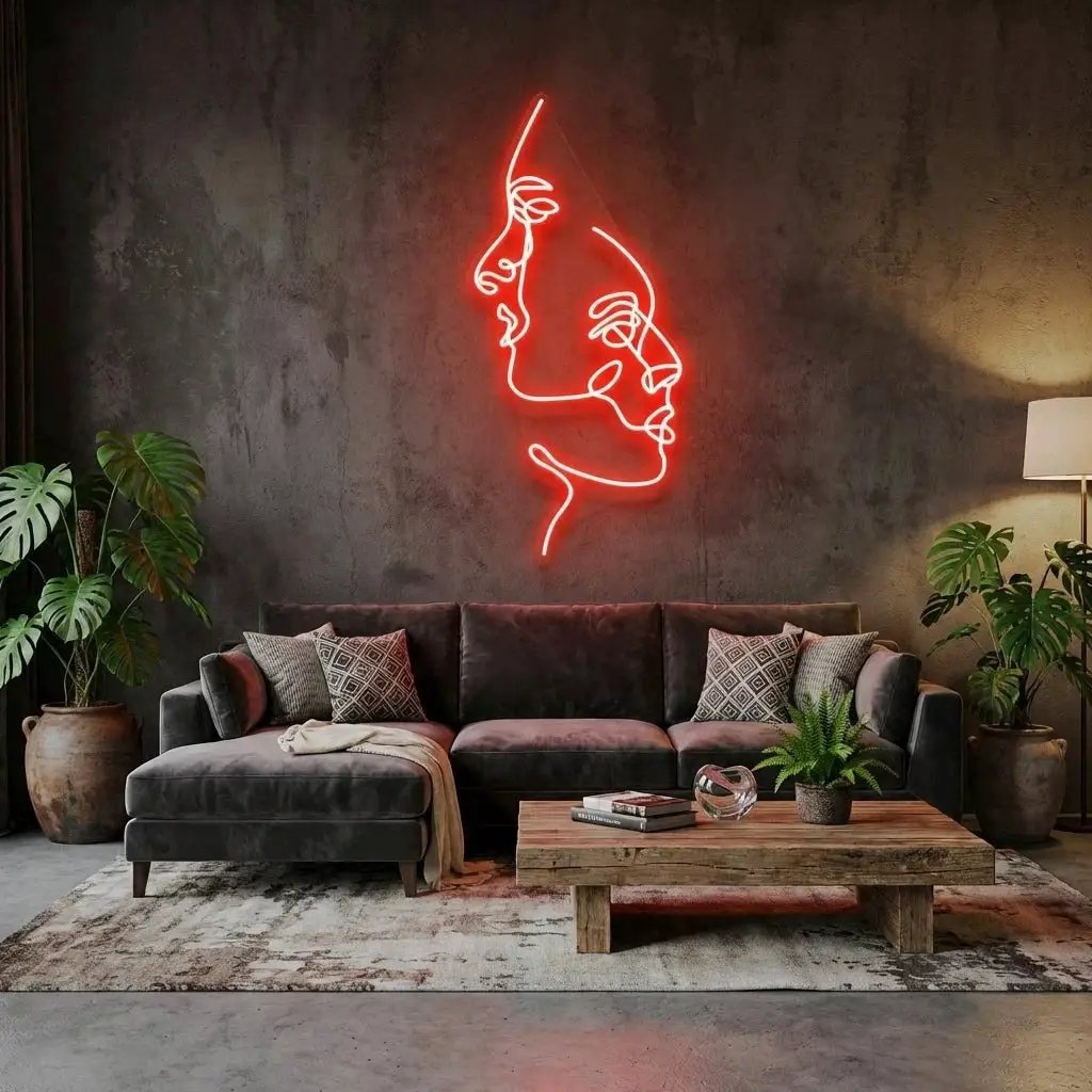 Two Face Led Neon Sign Light