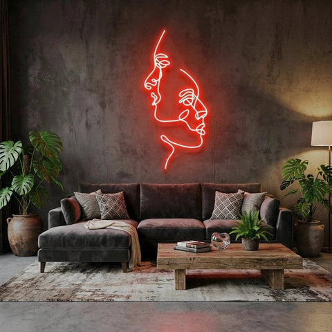 Two Face Led Neon Sign Light