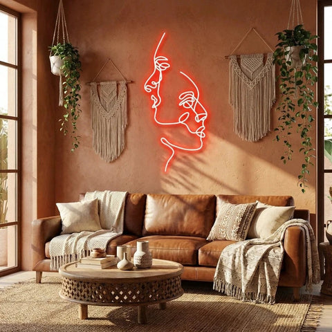 Two Face Led Neon Sign Light