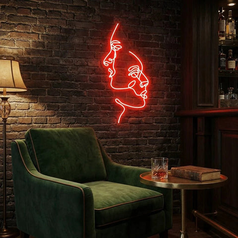 Two Face Led Neon Sign Light