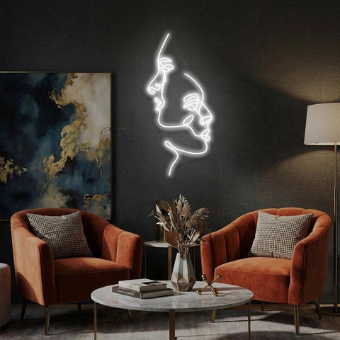 Two Face Led Neon Sign Light