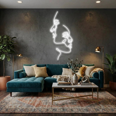 Two Face Led Neon Sign Light