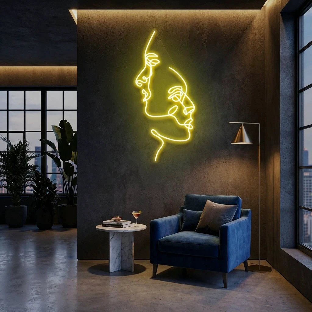 Two Face Led Neon Sign Light