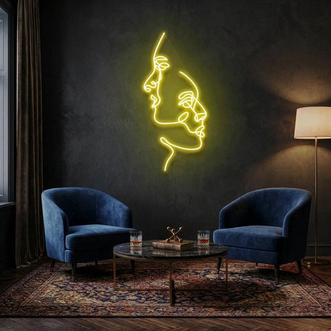 Two Face Led Neon Sign Light