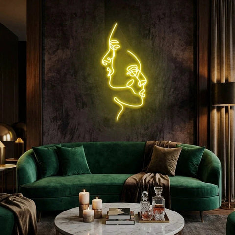 Two Face Led Neon Sign Light