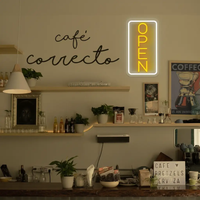 Vertical Neon Open Sign Acrylic Led Open Sign