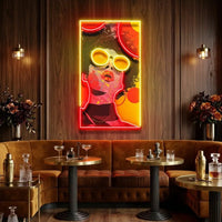 Vibrant Retro Pop Art Woman Portrait LED Neon Sign Light Pop Art