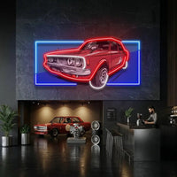 Vintage Old Car LED Neon Sign Light Pop Art