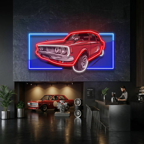Vintage Old Car LED Neon Sign Light Pop Art