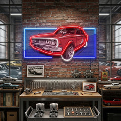 Vintage Old Car LED Neon Sign Light Pop Art