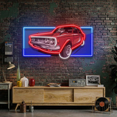 Vintage Old Car LED Neon Sign Light Pop Art