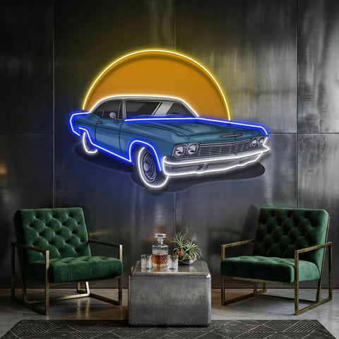Vintage Retro Car LED Neon Sign Light Pop Art
