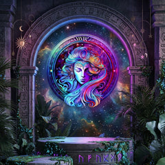 Virgo Zodiac Horoscope Neon Sign