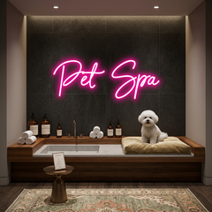 Custom Neon: Pet Spa