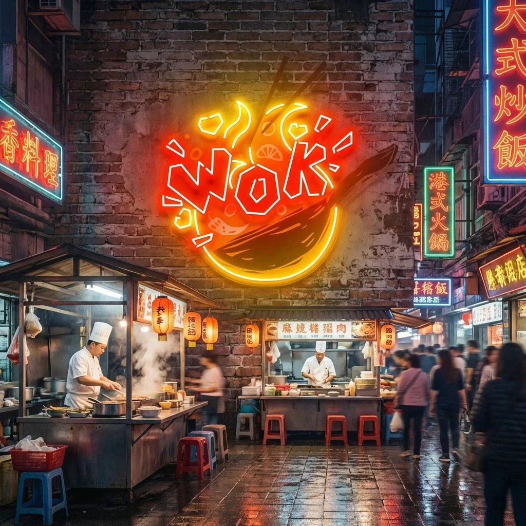 Wok Artwork Led Neon Sign Light