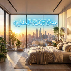 Wake Pray Slay Led Neon Sign Light