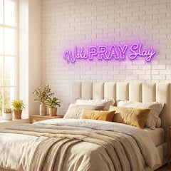 Wake Pray Slay Led Neon Sign Light