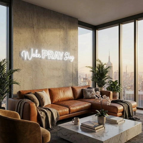 Wake Pray Slay Led Neon Sign Light