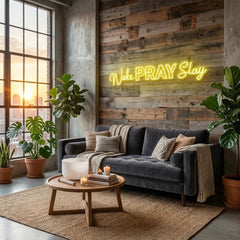 Wake Pray Slay Led Neon Sign Light