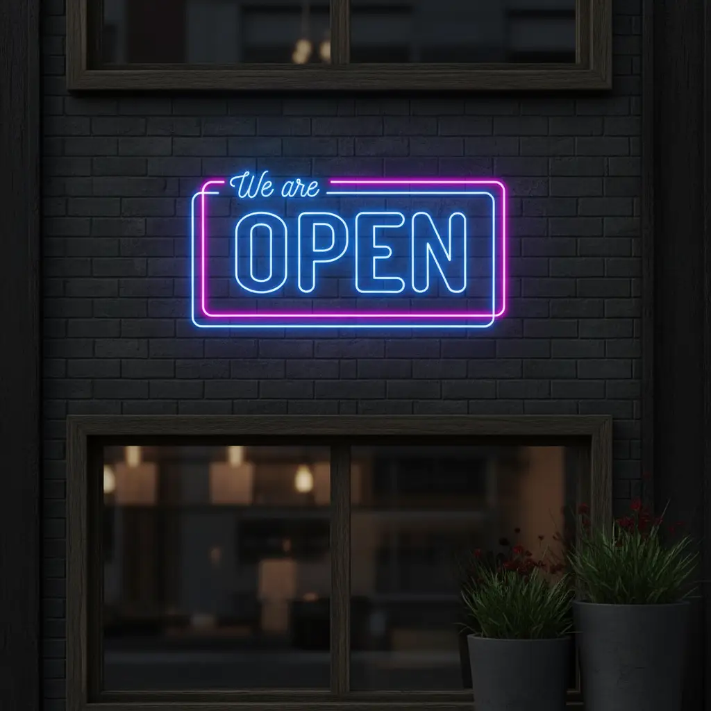 We Are Open Led Sign Led Neon Signs