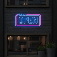We Are Open Led Sign Led Neon Signs
