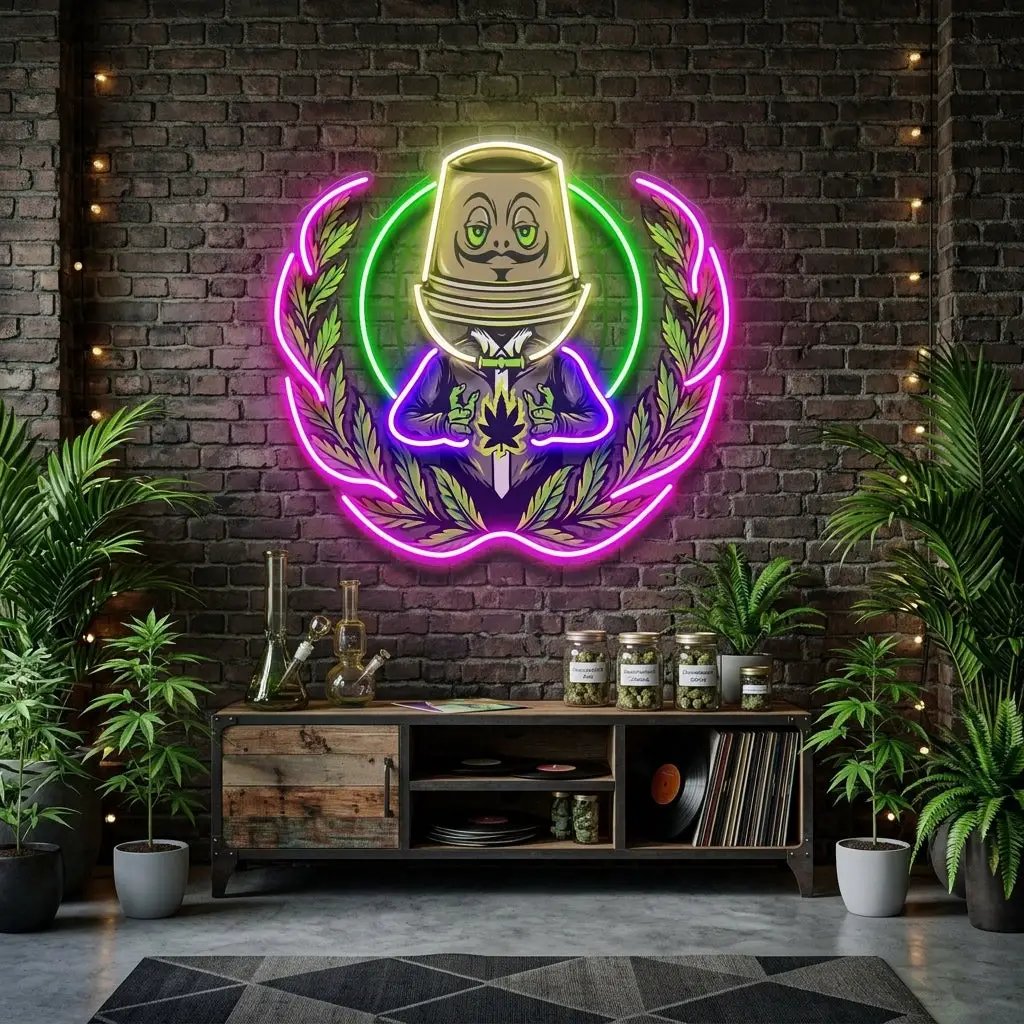 Weed Boss LED Neon Sign Light Pop Art