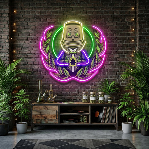 Weed Boss LED Neon Sign Light Pop Art
