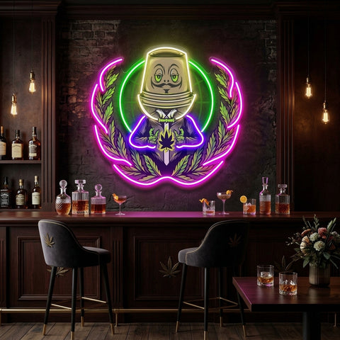 Weed Boss LED Neon Sign Light Pop Art
