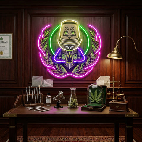 Weed Boss LED Neon Sign Light Pop Art