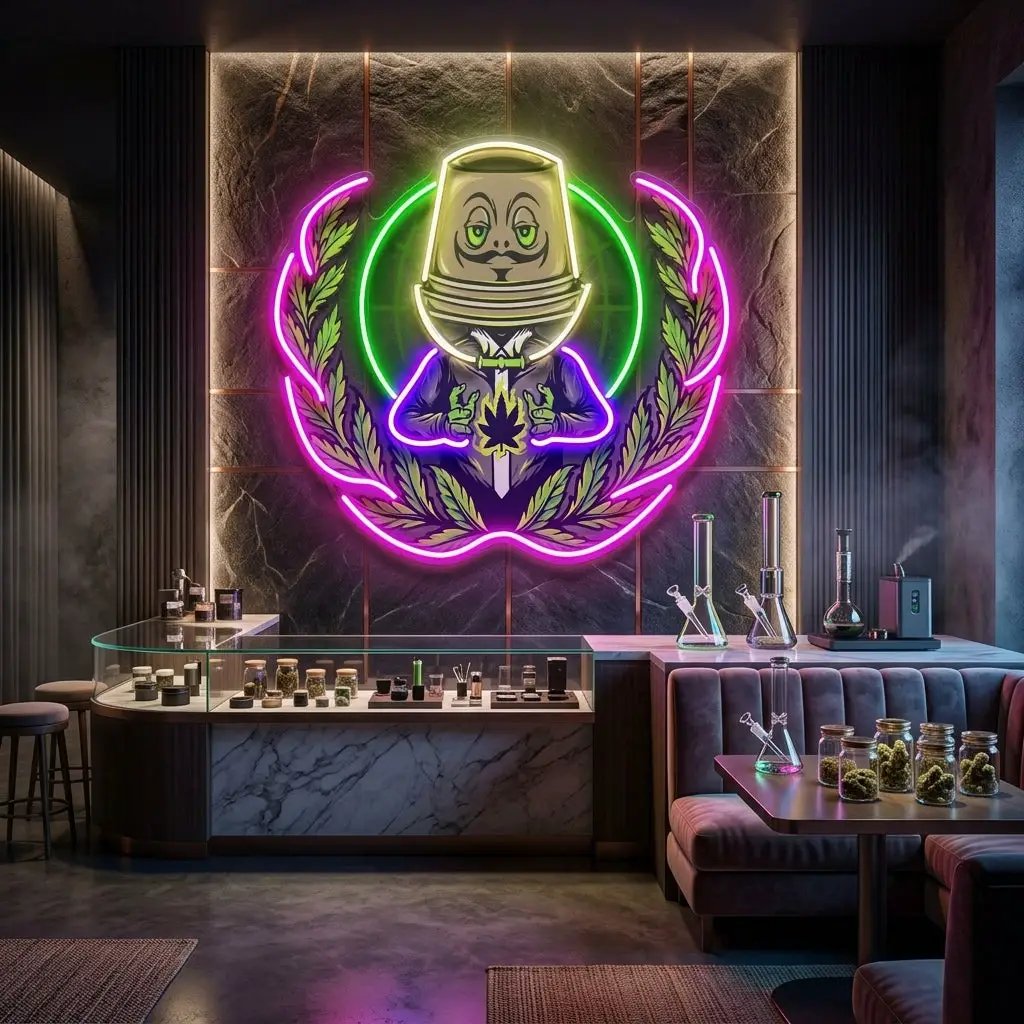 Weed Boss LED Neon Sign Light Pop Art