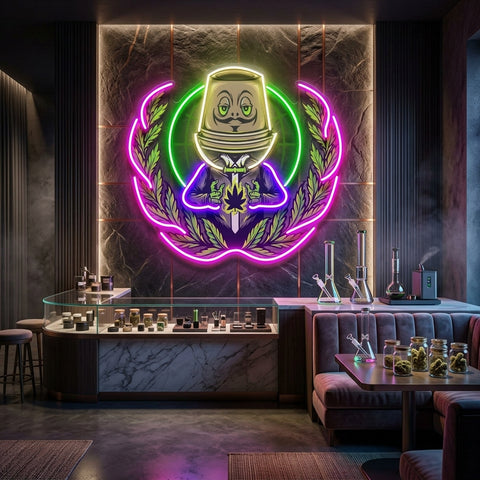 Weed Boss LED Neon Sign Light Pop Art