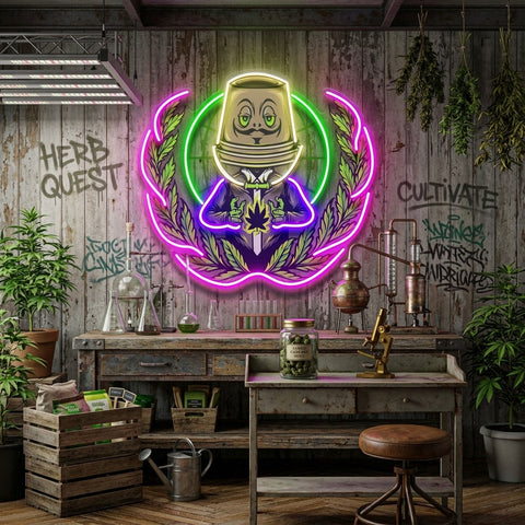 Weed Boss LED Neon Sign Light Pop Art