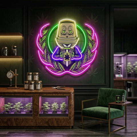 Weed Boss LED Neon Sign Light Pop Art